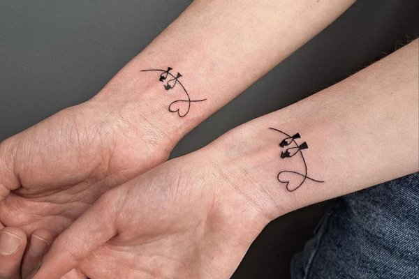 Miniature style tattoo