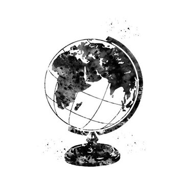 Скици на татуировки с глобус