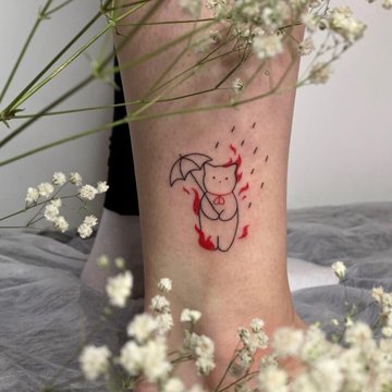 Скици на татуировки «хендпоук»