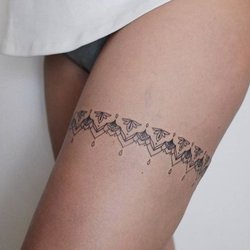 Татуировки с панделки и жартиери