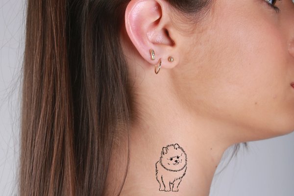 Miniature style tattoo